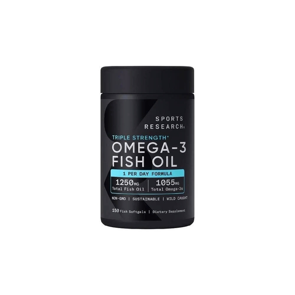 DẦU CÁ TRIPLE STRENGTH OMEGA3 FISH OIL 1250MG/1055MG - 150 VIÊN
