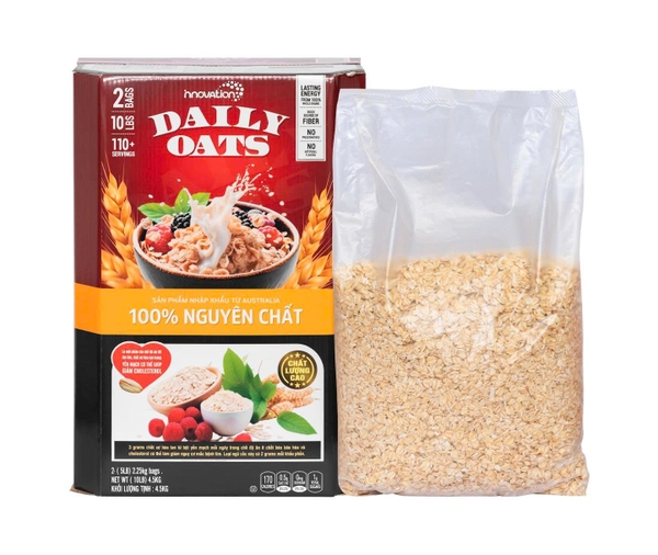 Yến Mạch Nguyên Chất Innovation Daily Oats 10 Lbs (4.5 Kg)