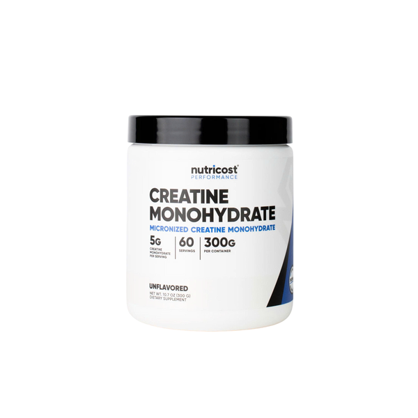 Nutricost Creatine Monohydrate Powder Micronized 300gram - Hỗ Trợ Tăng Cơ Bắp