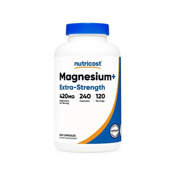 Nutricost Magnesium Extra Strength 420mg - Hỗ Trợ Hệ Thần Kinh