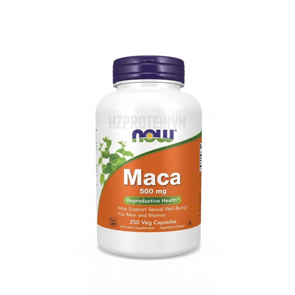 Now Maca 500mg - Hỗ Trợ Sức Khỏe Cho Nam Giới Lẫn Nữ Giới