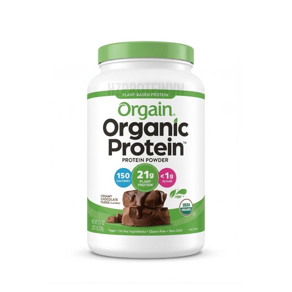 Orgain Organic Protein Powder 2LBS - Protein Thực Vật Phù Hợp Cho Người Ăn Chay