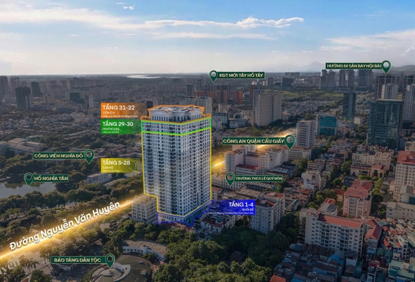Chung cư Hà Nội Signature - Cơ hội đầu tư đỉnh cao tại tòa B số 6 Nguyễn Văn Huyên