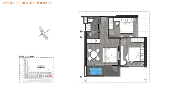 GIÁ CHỈ 1.2 TỶ!!! CĂN HỘ KHOÁNG NÓNG WYNDHAM THANH THỦY VIEW TRỰC DIỆN SÔNG ĐÀ - Q0607