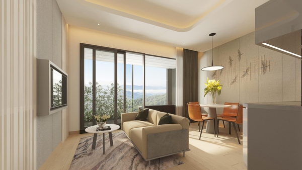 BÁN GẤP CĂN HỘ KHOÁNG NÓNG VIEW NÚI WYNDHAM THANH THỦY - K12A11