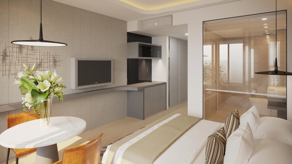 BÁN GẤP CĂN HỘ KHOÁNG NÓNG VIEW NÚI WYNDHAM THANH THỦY - K12A10
