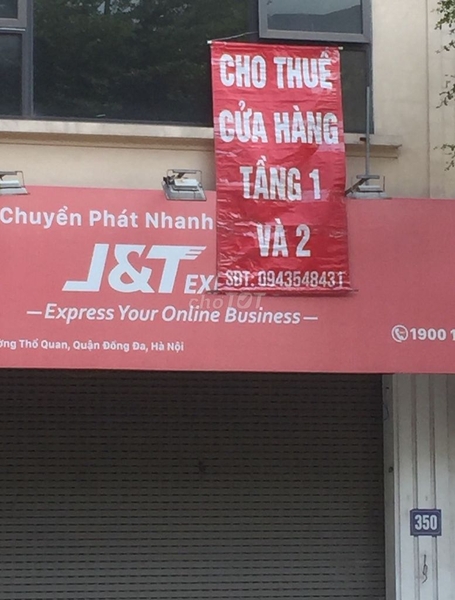 Cho Thuê Mặt Bằng Kinh Doang 2 Tầng x 70m2 Phố Khâm Thiên