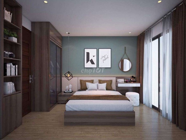 Nhà phố Kim Hoa - Xã Đàn hiện đại đủ nội thất 54m2 x 3 tầng