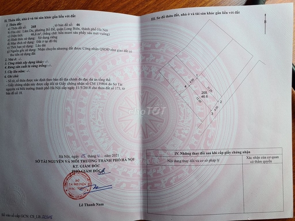 Bán gấp căn nhà 5 tầng phố Bồ Đề, oto vào nhà