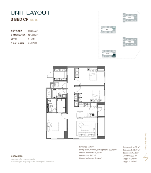 Chuyển nhượng căn hộ K8 Starlake Tây Hồ Tây – 108,74 m², 3 phòng ngủ, căn góc Đông Bắc – giá dự kiến 23,053 tỷ