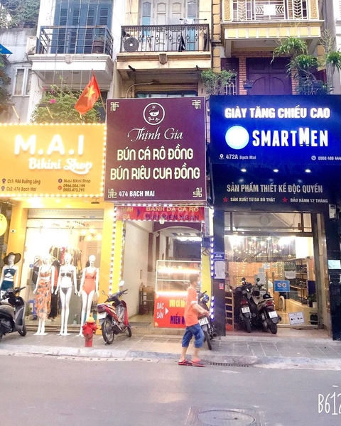 Sang Nhượng Nhà 4 Tầng 53m2 Mặt Phố Bạch Mai Đang Làm Hàng Ăn