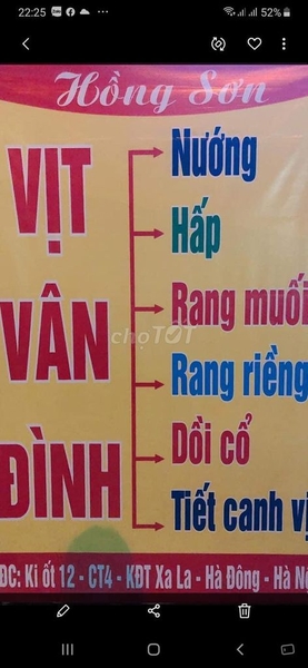 Sang Nhượng Quán Vịt Nướng Hà Đông Kinh Doanh Tốt