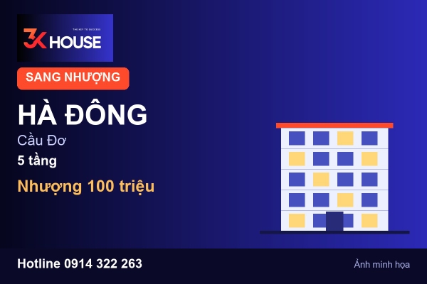 Ảnh minh họa: BDS dòng tiền Hà Đông: CHDV Cầu Đơ, phí nhượng 100 triệu so với thu ròng 9,9 triệu/tháng