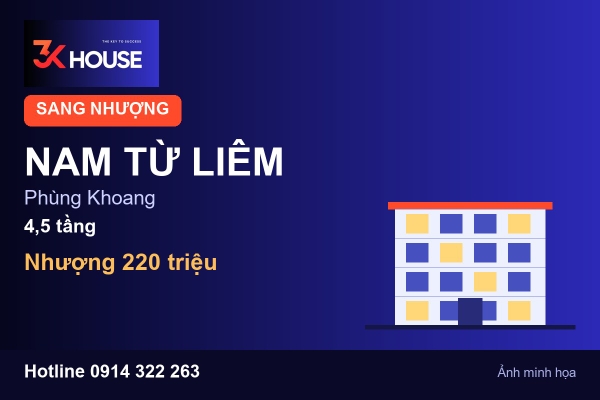 Ảnh minh họa: BDS dòng tiền Nam Từ Liêm: CHDV Phùng Khoang, phí nhượng 220 triệu so với thu ròng 15,5 triệu/tháng