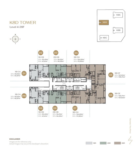 Chuyển nhượng căn hộ K8 Starlake Tây Hồ Tây – 108,74 m², 3 phòng ngủ, căn góc Đông Bắc – giá dự kiến 23,053 tỷ