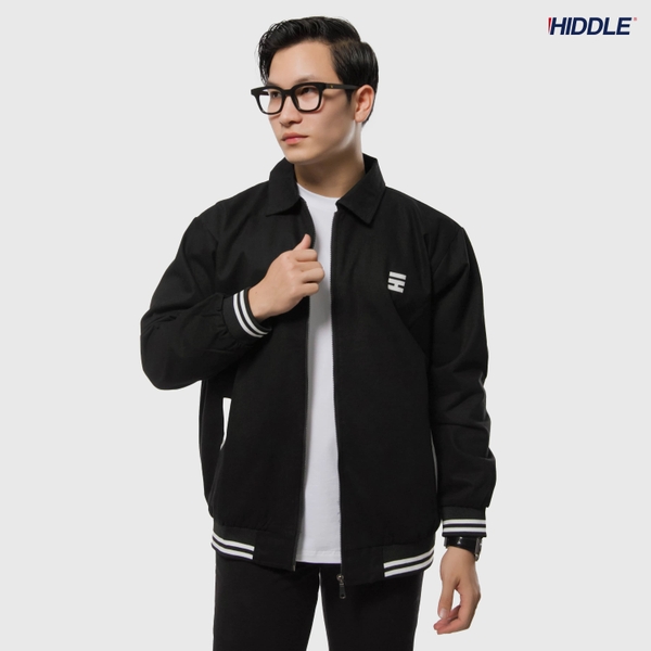 Áo khoác nam Bomber Varsity cổ bẻ