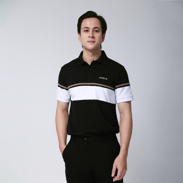 Áo polo nam trung niên có form đồ rộng rãi, thoải mái