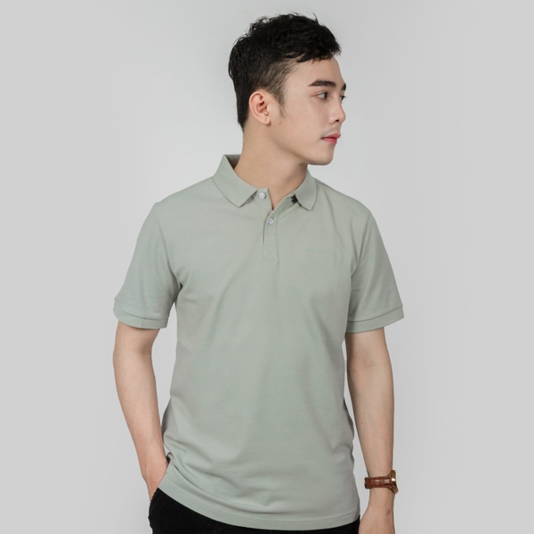 Áo polo nam trung niên màu sáng 