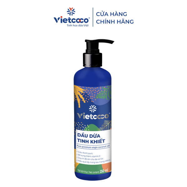 Dầu dừa tinh khiết Vietcoco - chai vòi xịt 250ml