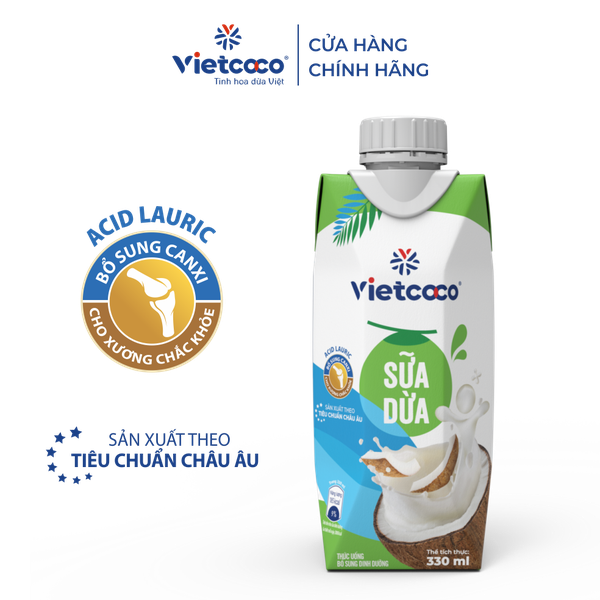 Sữa dừa VIETCOCO - Hộp giấy 330ml