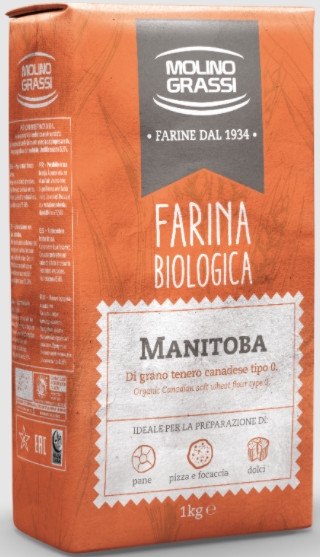 Bột Làm Bánh Mì Manitoba Hữu Cơ 1kg