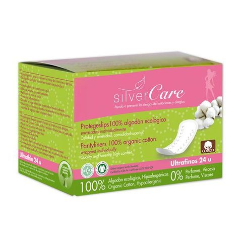 Băng vệ sinh hữu cơ hàng ngày siêu mỏng Silvercare hộp 24 miếng