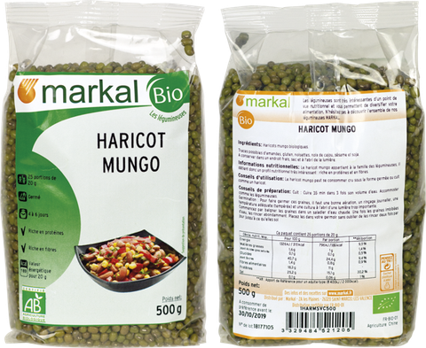 Đậu Xanh Hữu Cơ Markal 500g