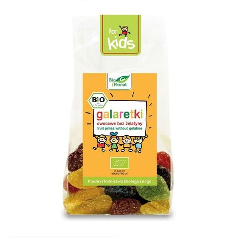 Kẹo dẻo hữu cơ không gelatin Bio Planet 100g