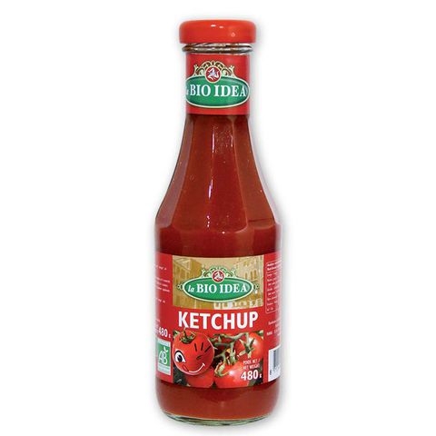 Sốt tương cà ketchup hữu cơ Bio Idea 480g