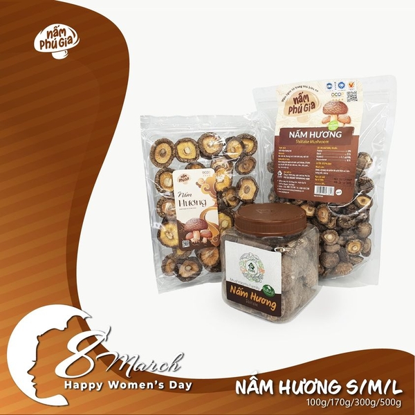 Nấm hương Phú Gia: nguyên liệu dinh dưỡng, tăng cường sức khỏe từ thiên nhiên