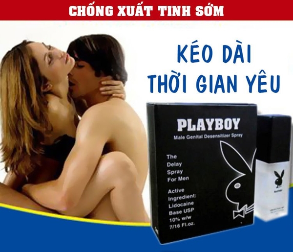 Chai xịt chống xuất tinh sớm Playboy giá rẻ