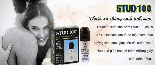 Thành phần thuốc xịt chống xuất tinh sớm Stud 100