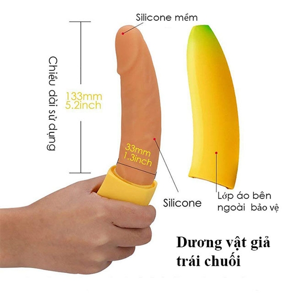 Dương vật giả ngụy trang trái chuối cao cấp sử dụng như thế nào?