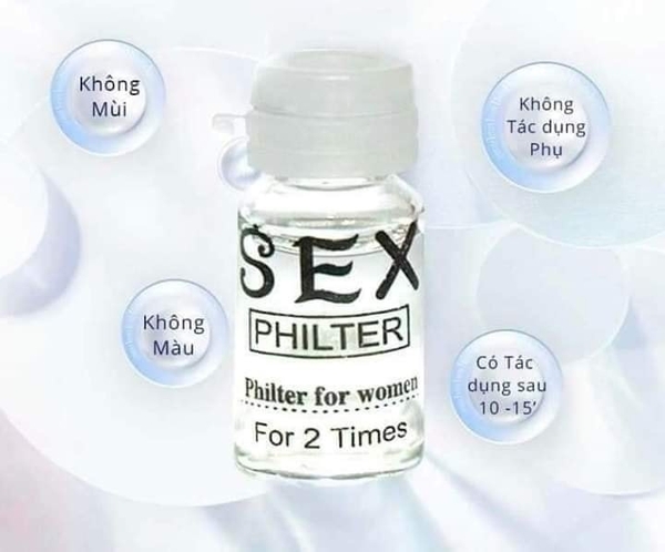 Thuốc kích dục nữ dạng nước sex Philter có tác dụng thật không?