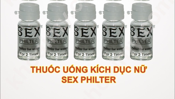Thuốc kích dục nữ dạng nước sex Philter có tác dụng thật không?