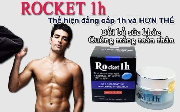 Công dụng của thuốc cường dương Rocket 1h