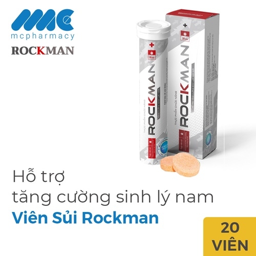 Viên sủi Rockman giá rẻ - 20 viên