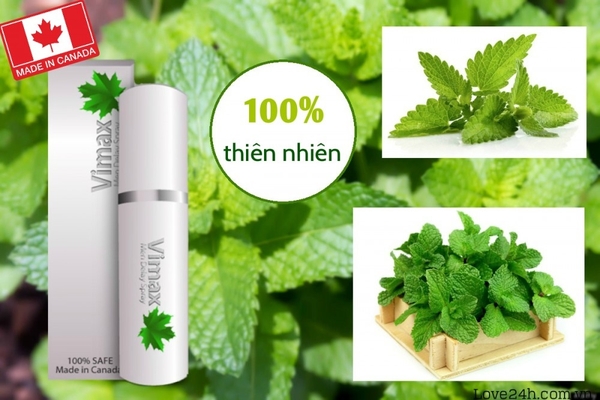 Chai xịt Vimax Delay Spray được chiết xuất 100% từ sản phẩm tự nhiên nên rất an toàn