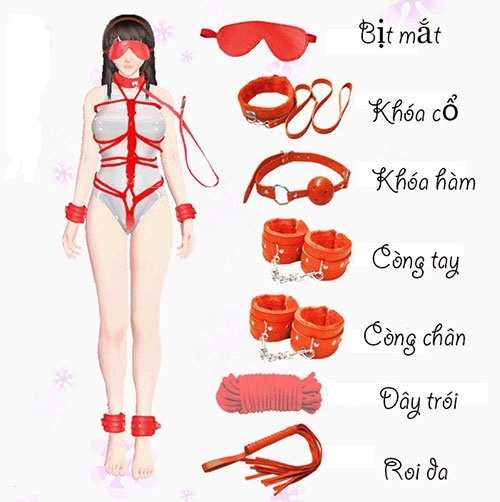 Bộ đồ chơi bạo dâm 50 sắc thái