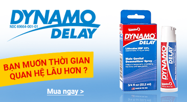 Thuốc xịt Dynamo Delay Spray giúp thời gian quan hệ lâu hơn