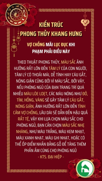 VỢ CHỒNG MÃI LỤC ĐỤC KHI PHẠM PHẢI NHỮNG ĐIỀU SAU