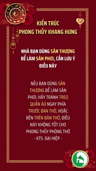 DÙNG SÂN THƯỢNG LÀM SÂN PHƠI CẦN LƯU Ý ĐIỀU GÌ?