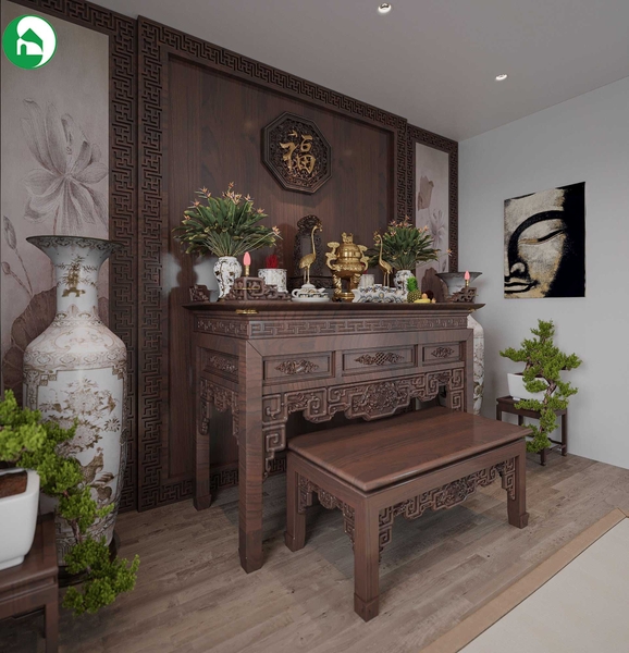 THIẾT KẾ PHÒNG THỜ VÀ NHỮNG LƯU Ý GIA CHỦ CẦN BIẾT