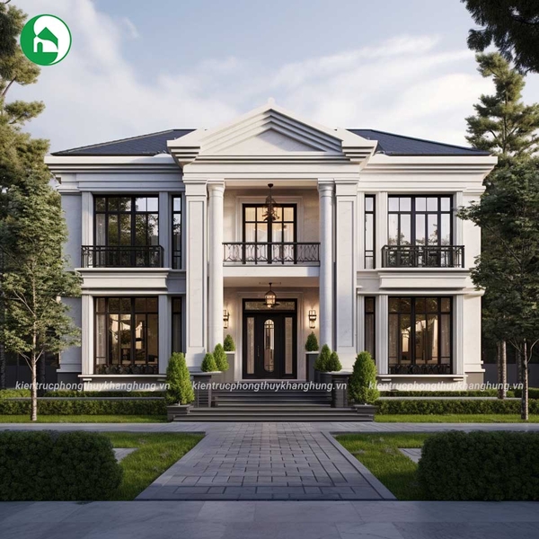 MẪU BIỆT THỰ TÂN CỔ ĐIỂN 2 TẦNG ĐẸP VÀ HOT NHẤT 2025