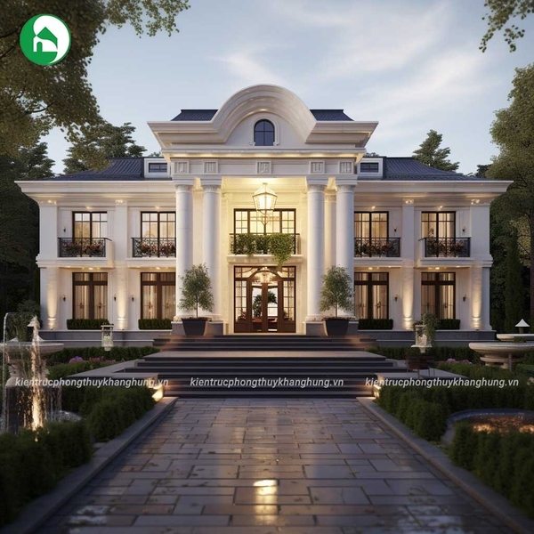 TỔNG HỢP MẪU BIỆT THỰ TÂN CỔ ĐIỂN KIỂU PHÁP ĐẸP NHẤT 2024