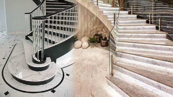 ĐÁ TỰ NHIÊN ỐP CẦU THANG - LỰA CHỌN HOÀN HẢO CHO NGÔI NHÀ