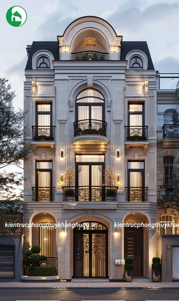 NHỮNG MẪU THIẾT KẾ BIỆT THỰ TÂN CỔ ĐIỂN ĐẸP NHẤT 2024