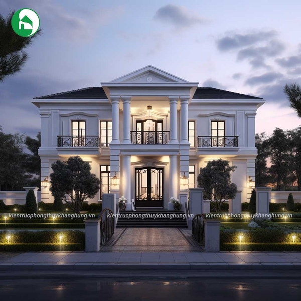 MẪU BIỆT THỰ TÂN CỔ ĐIỂN 2024 ĐẸP VÀ HOT NHẤT