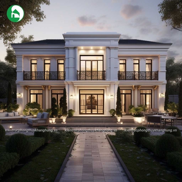 MẪU BIỆT THỰ TÂN CỔ ĐIỂN DẪN ĐẦU XU HƯỚNG TRONG NĂM 2024