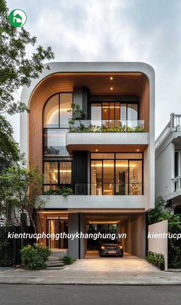 MẪU THIẾT KẾ NHÀ 3 TẦNG ĐẸP CÓ GARA Ô TÔ  XU HƯỚNG 2025